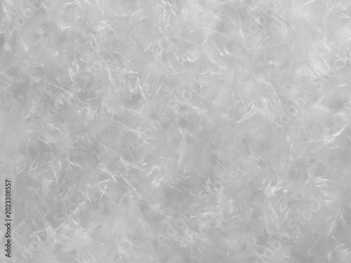 Soft white down feathers texture, fluffy bird plumage background, ethereal light grey downy material for bedding and winter fashion concepts