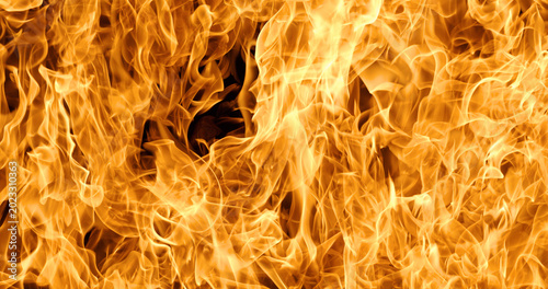 Bild auf Leinwand Abstract fire flames background texture.