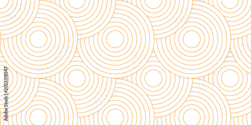 Canvas-taulu Techno abstract background overlap layer on space with glowing seamless circles shape decoration