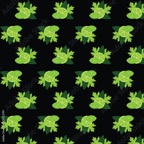 lemon pattern design