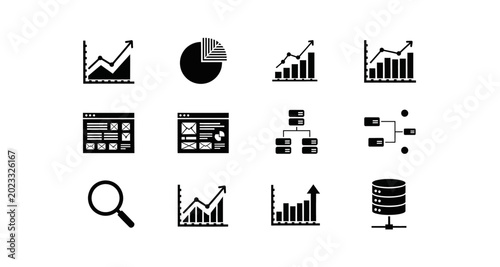 Фотография Scales of justice icons set black silhouette on transparent background