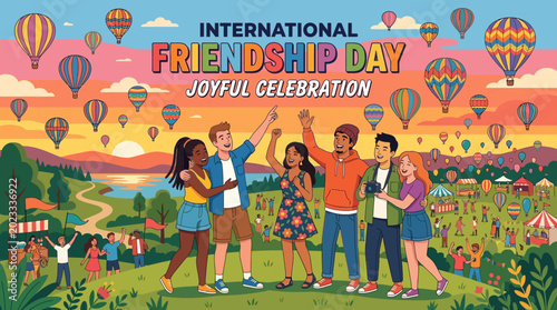 International Friendship Day Celebration with Hot Air Balloons