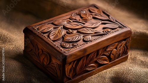 old wooden box