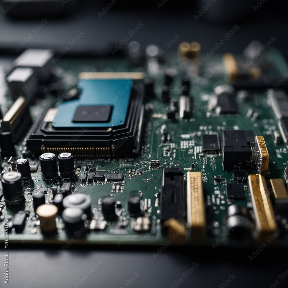 Fototapeta premium Modern Motherboard