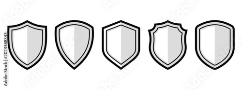 Bild auf Leinwand Shield logos for football teams and sports brands