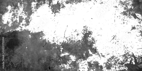Canvas-taulu Minimal White Background With Black Dust Texture and Artistic Abstract Surface O