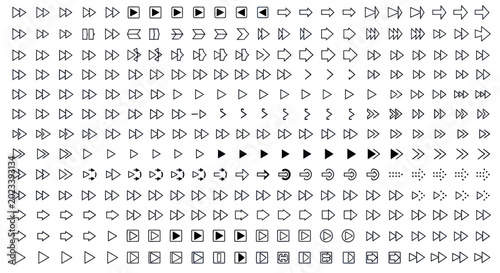 Arrows collection directional icons