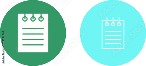 Photos Notepad Vector Icon