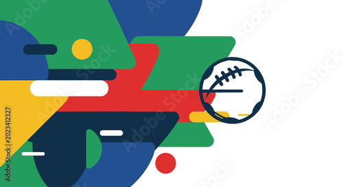 Tableau sur toile Baseball Sports Equipment Closeup View.