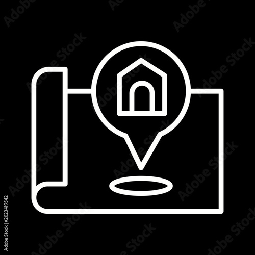 Quadro su tela Rent Arrears Vector Icon