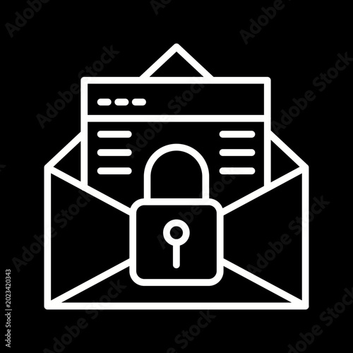 Quadro su tela Secretive Vector Icon