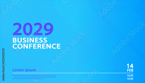 blue abstract background for business conference and corporate event banner with topographic line pattern for workshop seminar presentation marketing flyer webinar backdrop and digital invitation
