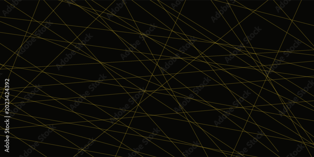 Fototapeta premium Abstract black with gold lines, triangles background modern design. Vector illustration EPS 10.