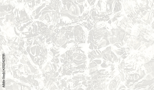 Foto White water ripple surface with sunlight reflections, transparent texture