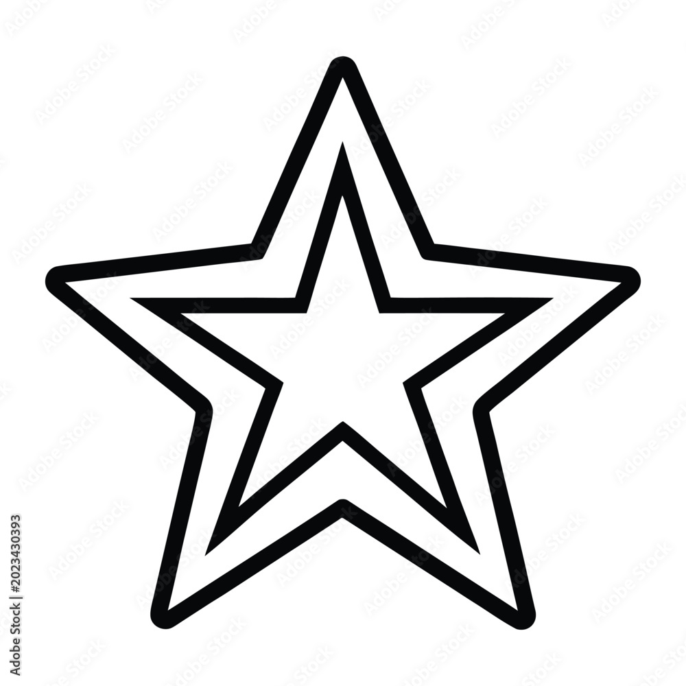 Obraz premium star icon vector illustration