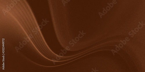 Soft grainy brown texture and elegant drapery wave composition