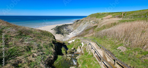 Crique de la Crevasse à Equihen-Plage, Hauts-de-France, France