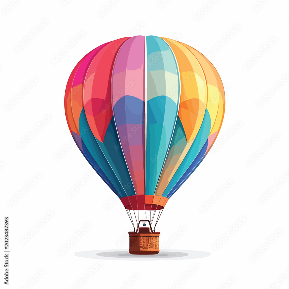 Fototapeta premium Colorful Hot Air Balloon Ride 9.