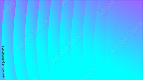 High quality digital illustration of abstract smooth cyan blue waves for website banner