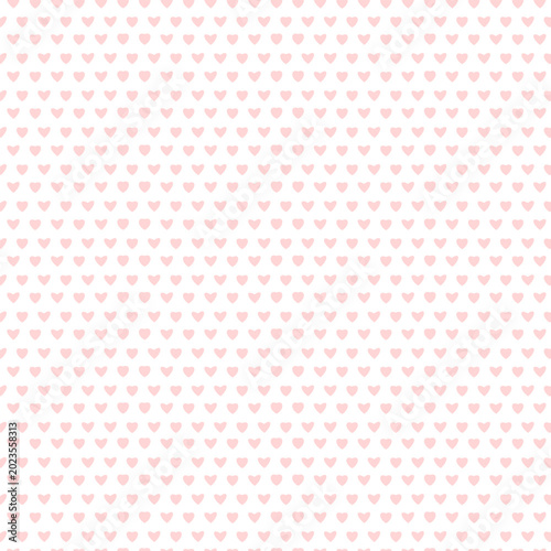 Pink hearts seamless girlish background. Suitble for prints, wrapping and backgrounds