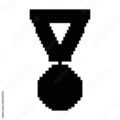 Trophy cup award winner achievement flat design vector
