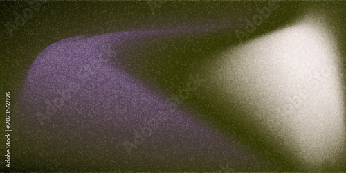 Cuadro en lienzo Abstract wide grainy background with a dark chocolate and black gradient, featuring a bright golden light beam