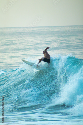 surfer in action