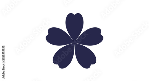 Photos Dark Purple Flower Icon Graphic.