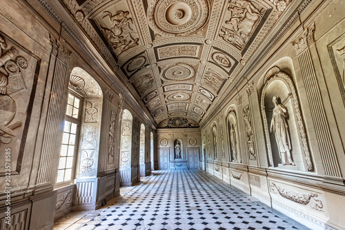Quadro su tela Castle of Tanlay, Yonne, Burgundy, France