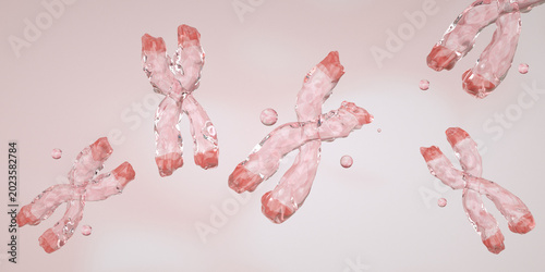 Chromosomal deletion is a type of structural mutation where a portion of a chromosome is missing or lost. Terminal Deletion, Photo stock