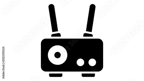 Valokuva Wireless audio transmitter unit icon