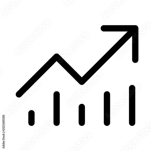 Profit Outline icon for Business Growth and Success