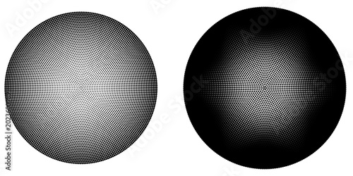 Bild auf Leinwand Circle dot frame