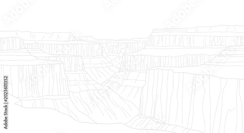 Photos Cliffs standing tall on landscape edge.