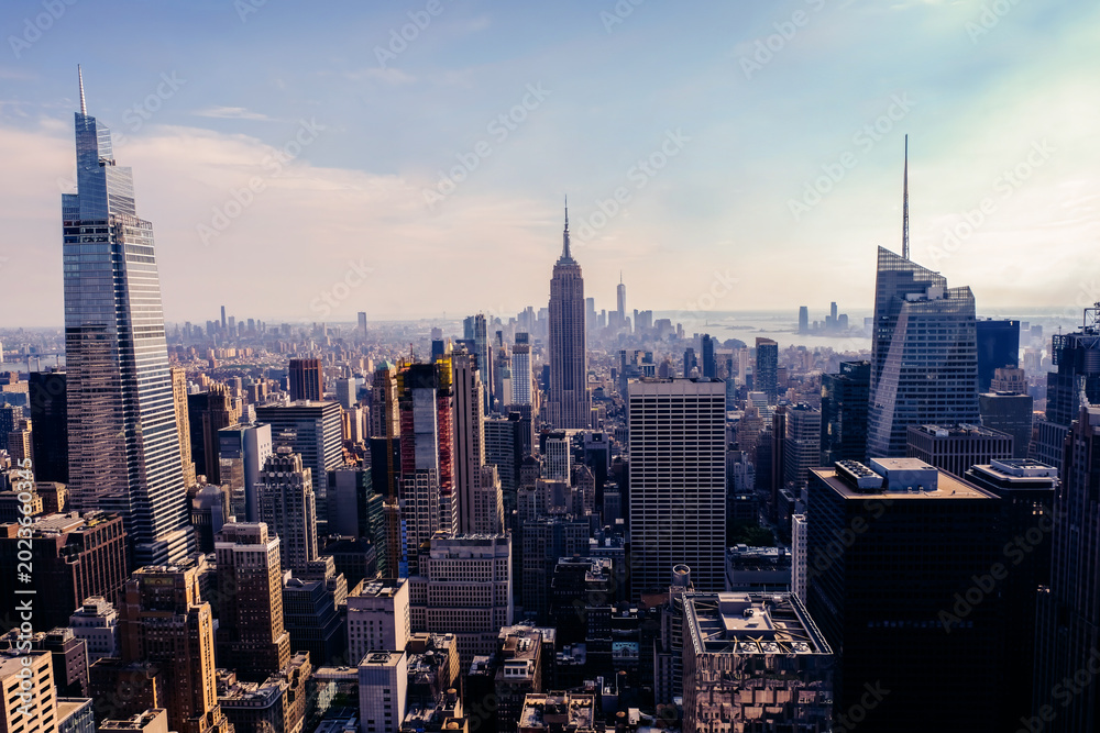 Fototapeta premium new york city skyline