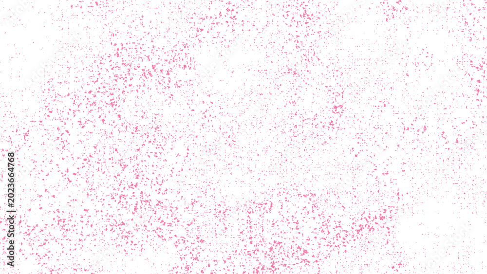 Fototapeta premium Pink particles scattered on white background for creative design and artistic projects