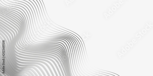 Bild auf Leinwand abstract wave lines, abstract wavy line background dynamic sound wave wavy patte