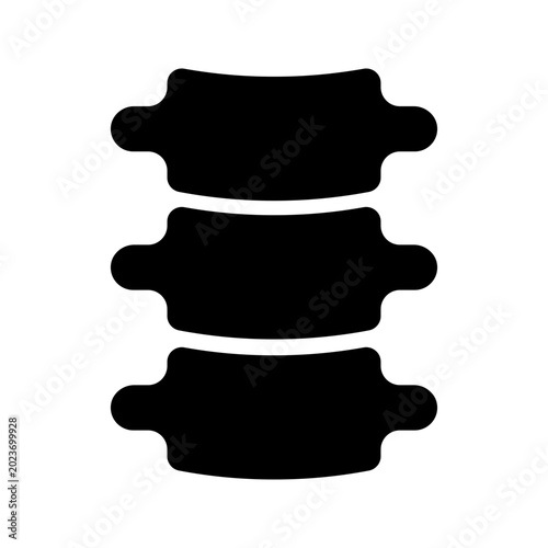 Fotografie Spondylolisthesis spine icon