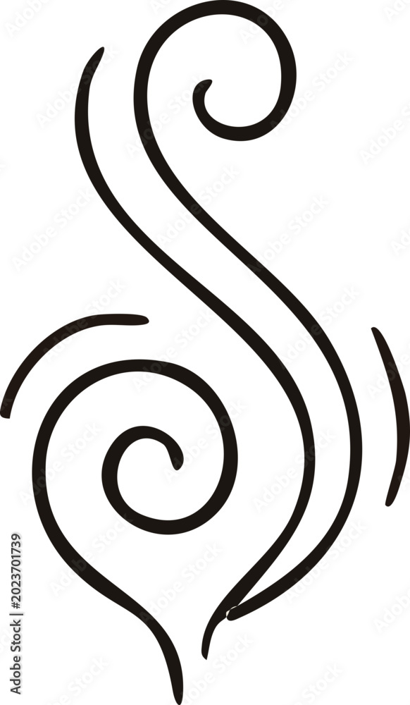 Obraz premium abstract black and white vector illustration