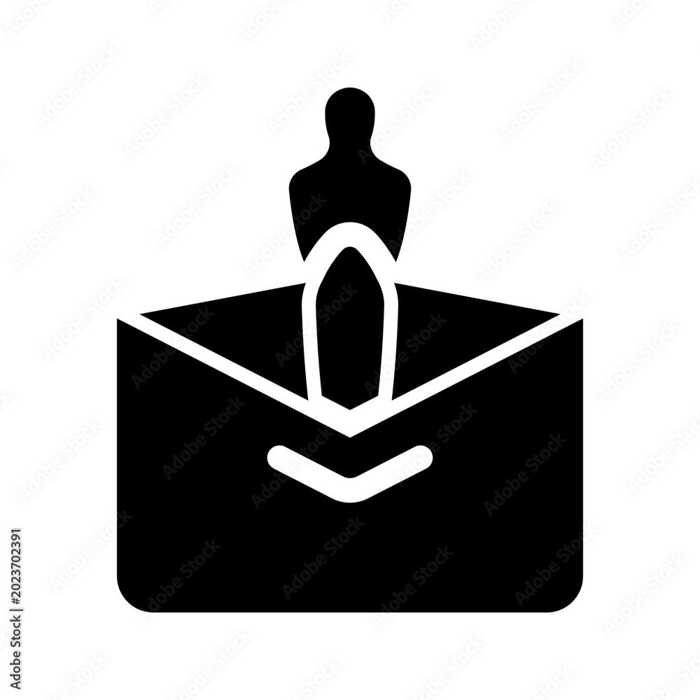 Obraz na plátně Award nomination icon