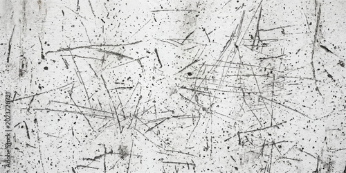 Old white painted wood texture with a rough grunge pattern on a vintage concrete wall backdrop