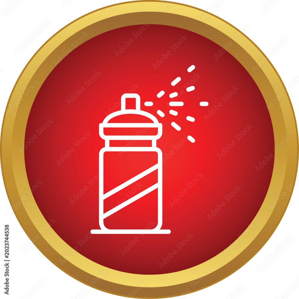 Obraz premium Spray can icon illustrating artistic expression with paint