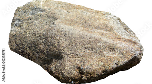 Canvas Print stones on white background