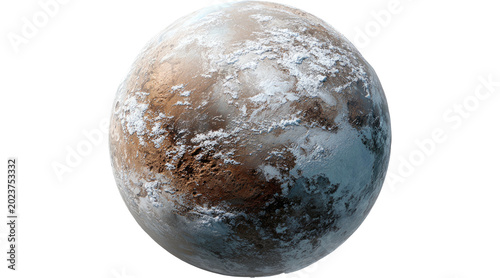 Fotografi pluto planet, png, space, earth, isolated on transparent background