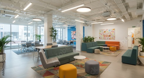 interior of a modern office