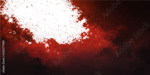 Photos Red blood cells flowing through water with a red ink splash and grunge paint spl