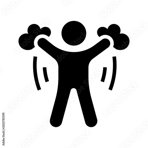 Foto Sports cheerleader icon