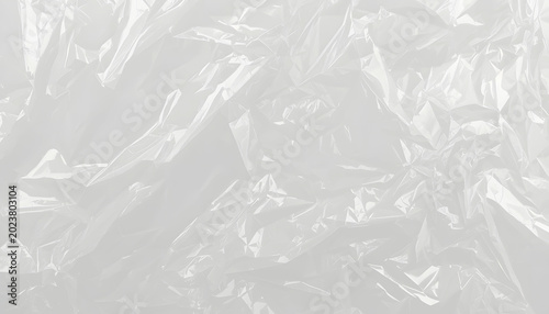 plastic overlay texture of realistic crumpled transparent plastic film wrap on white background,wrinkled stretched plastic effect. plastic background on transparent png