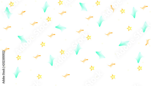 pastel confetti with no background 