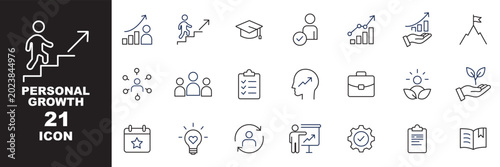 Slika na platnu Soft Skills icon set